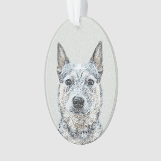 Australian Cattle Dog - Cute Original Dog Art Ornament (voorkant)