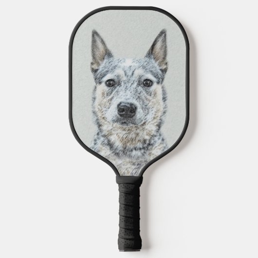 Australian Cattle Dog - Cute Original Dog Art Pickleball Paddle (Voorkant)