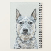 Australian Cattle Dog - Cute Original Dog Art Planner (Achterkant)