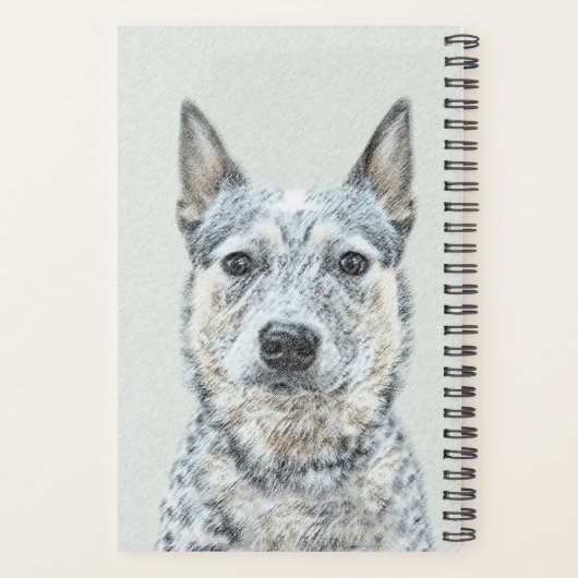 Australian Cattle Dog - Cute Original Dog Art Planner (Achterkant)