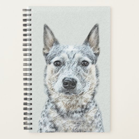 Australian Cattle Dog - Cute Original Dog Art Planner (Voorkant)