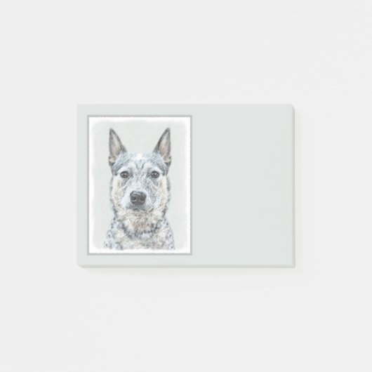 Australian Cattle Dog - Cute Original Dog Art Post-it® Notes (Voorkant)