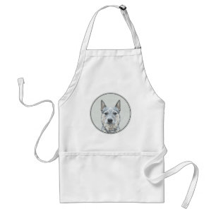 Australian Cattle Dog - Cute Original Dog Art Standaard Schort