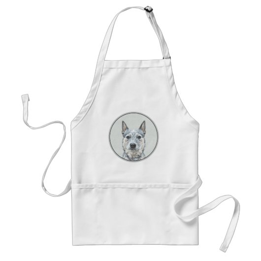 Australian Cattle Dog - Cute Original Dog Art Standaard Schort (Voorkant)