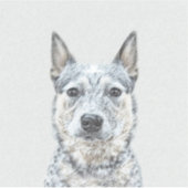 Australian Cattle Dog - Cute Original Dog Art Sticker (Voorkant)