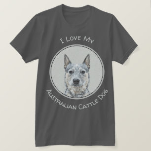 Australian Cattle Dog - Cute Original Dog Art T-shirt
