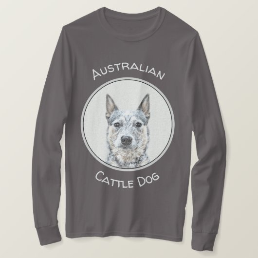 Australian Cattle Dog - Cute Original Dog Art T-shirt (Design voorkant)