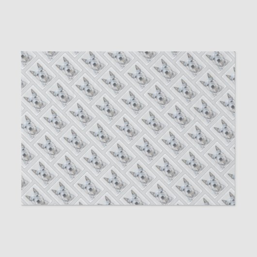 Australian Cattle Dog - Cute Original Dog Art Tissuepapier (Voorkant)