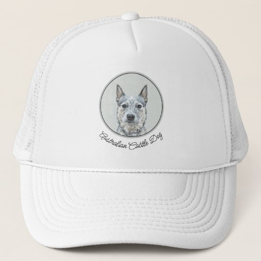 Australian Cattle Dog - Cute Original Dog Art Trucker Pet (Voorkant)
