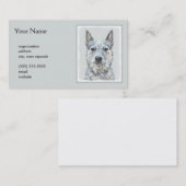 Australian Cattle Dog - Cute Original Dog Art Visitekaartje (Voorkant / Achterkant)