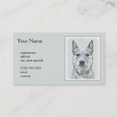 Australian Cattle Dog - Cute Original Dog Art Visitekaartje (Voorkant)