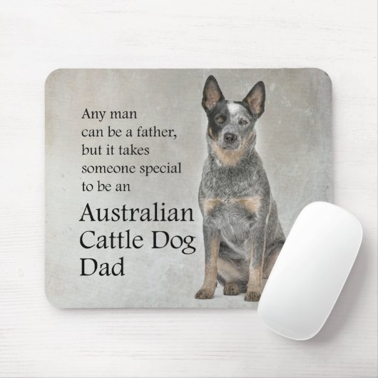 Australian Cattle Dog Dad Mousepad Muismat (Met muis)