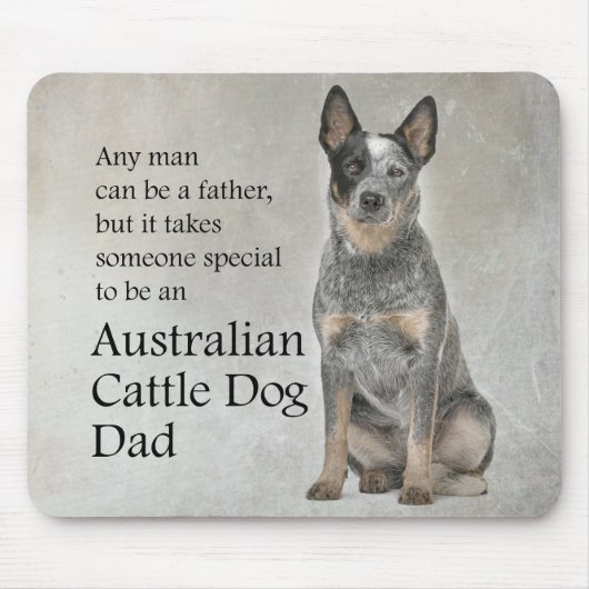 Australian Cattle Dog Dad Mousepad Muismat (Voorkant)