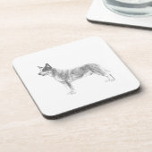 Australian Cattle Dog Drankjes Onderzetter (Linkerzijde)