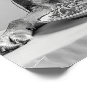Australian Cattle Dog Eating Pasta Print: Spaghett Poster (Hoek)