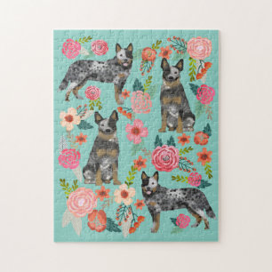 Australian Cattle Dog  Florals Legpuzzel