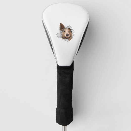 Australian Cattle Dog Golfheadcover (Voorkant)