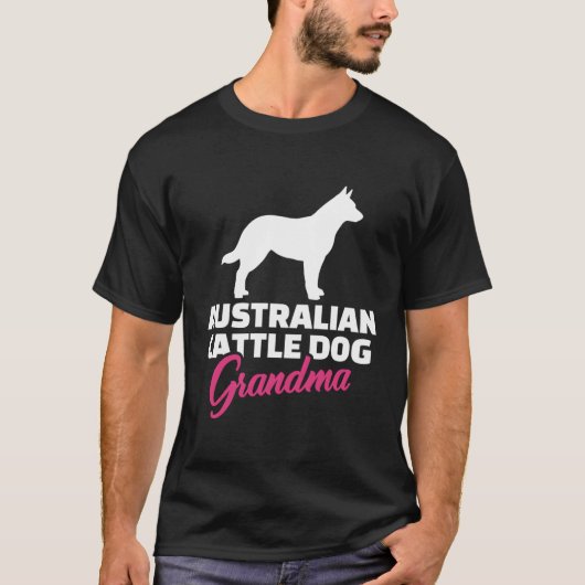 Australian Cattle Dog Grandma T-shirt (Voorkant)