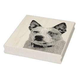 Australian Cattle Dog Gummistempel Rubberstempel