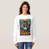 Australian Cattle Dog Happy Howloween Trui (Voorkant volledig)