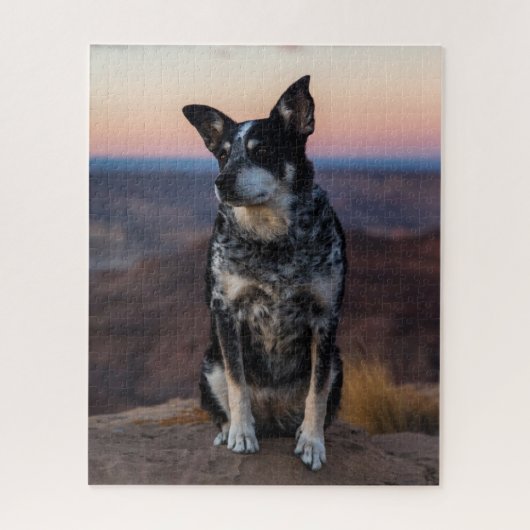 Australian Cattle Dog Heeler - Sunset - Legpuzzel (Verticaal)