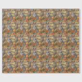Australian Cattle Dog Herfst Oogst Dankdag Cadeaupapier (Vlak)