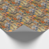 Australian Cattle Dog Herfst Oogst Dankdag Cadeaupapier (Hoek)