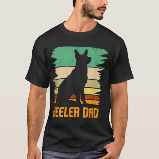 Australian Cattle Dog I Pet I Heeler Dad I Heeler T-shirt (Voorkant)
