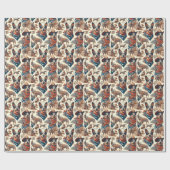 Australian Cattle Dog Illustratie Cadeaupapier (Vlak)