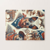  Australian Cattle Dog Illustratie Legpuzzel (Horizontaal)