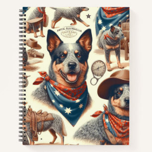 Australian Cattle Dog Illustratie Notitieboek