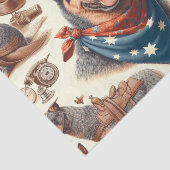  Australian Cattle Dog Illustratie Tissuepapier (Detail)