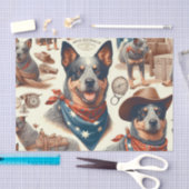  Australian Cattle Dog Illustratie Tissuepapier (Craft)