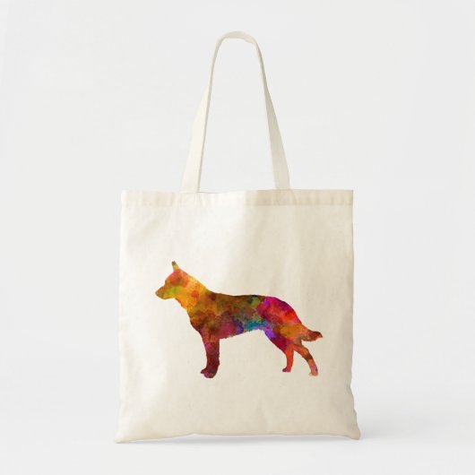 Australian Cattle Dog in watercolor Tote Bag (Voorkant)