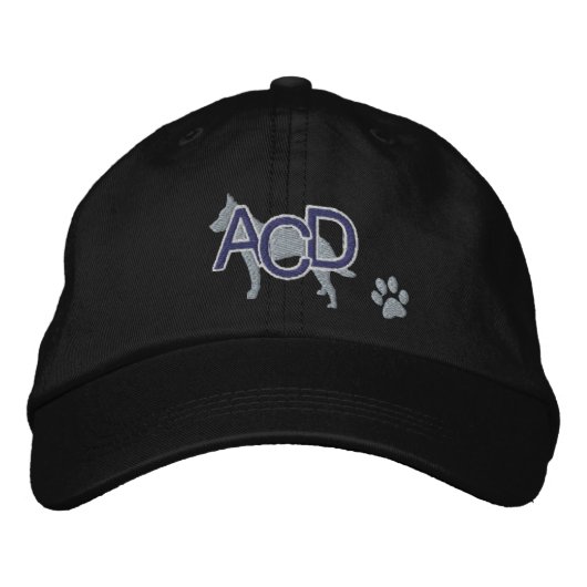 Australian Cattle Dog Initialen geborduurd Pet (Voorkant)
