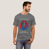 Australian Cattle Dog - je kunt me niet schelen T-shirt (Voorkant volledig)