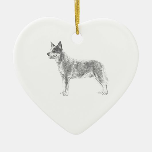 Australian Cattle Dog Keramisch Ornament (Voorkant)