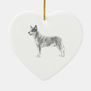 Australian Cattle Dog Keramisch Ornament