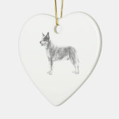 Australian Cattle Dog Keramisch Ornament (Links)