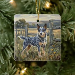 Australian Cattle Dog Keramisch Ornament