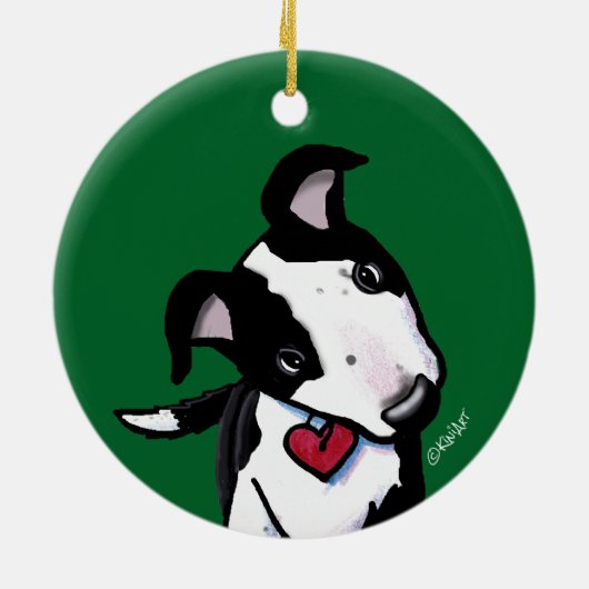 Australian Cattle Dog Keramisch Ornament (Achterkant)