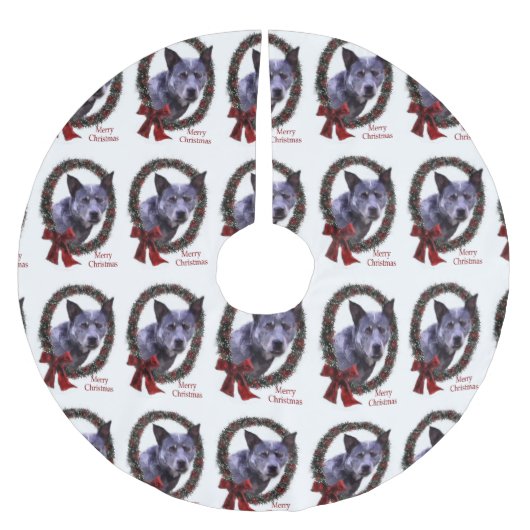 Australian Cattle Dog kerst Merry Kerstboom Rok (Voorkant)