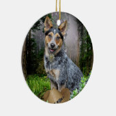 Australian Cattle Dog-kerstversieringen Keramisch Ornament (Rechts)