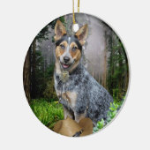 Australian Cattle Dog-kerstversieringen Keramisch Ornament (Links)