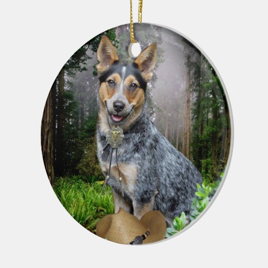 Australian Cattle Dog-kerstversieringen Keramisch Ornament (Links)