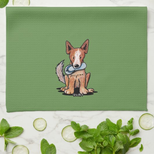 Australian Cattle Dog Kitchen Towel Theedoek (Gevouwen)