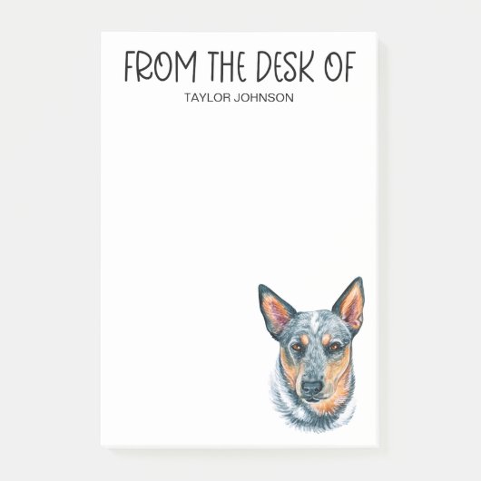 Australian Cattle Dog liefhebber Post-it® Notes (Voorkant)