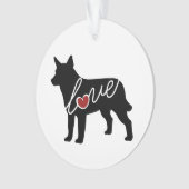 Australian Cattle Dog Love Ornament (voorkant)