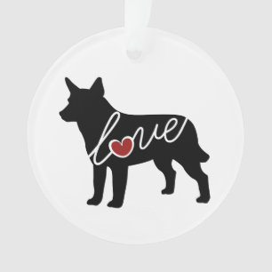 Australian Cattle Dog Love Ornament