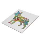 Australian Cattle Dog Love Tegeltje (Zijkant)
